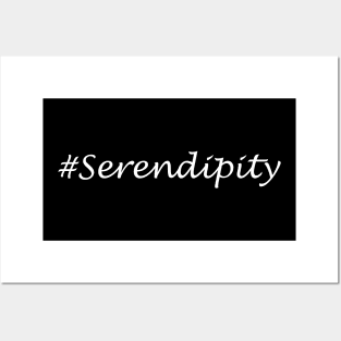 Serendipity Word - Hashtag Design Posters and Art